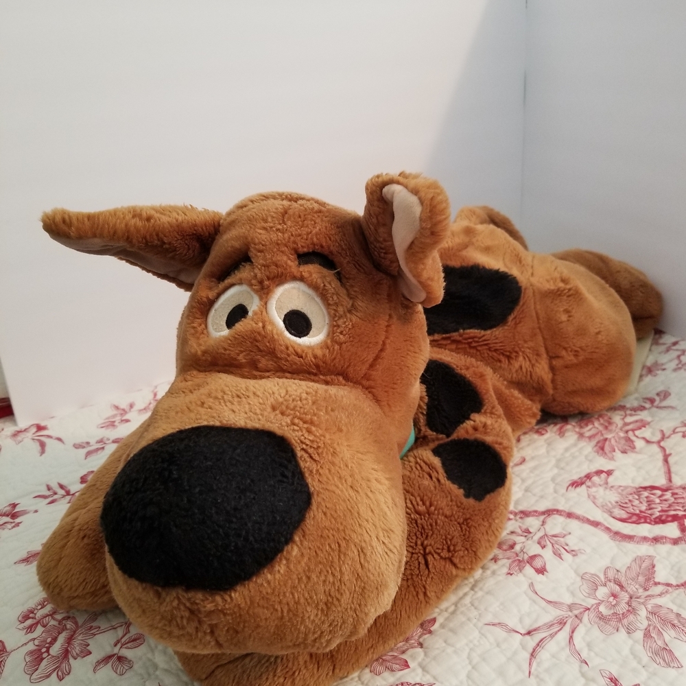 Cozy Brown and Black Dog Plush Toy